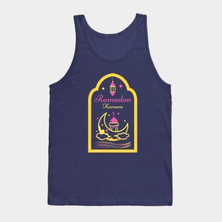 Ramadan Kareem Ilustration Simple 1 Tank Top